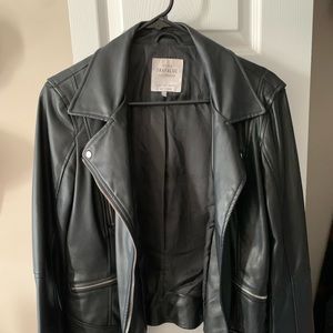 Zara Faux Leather Moto Jacket
